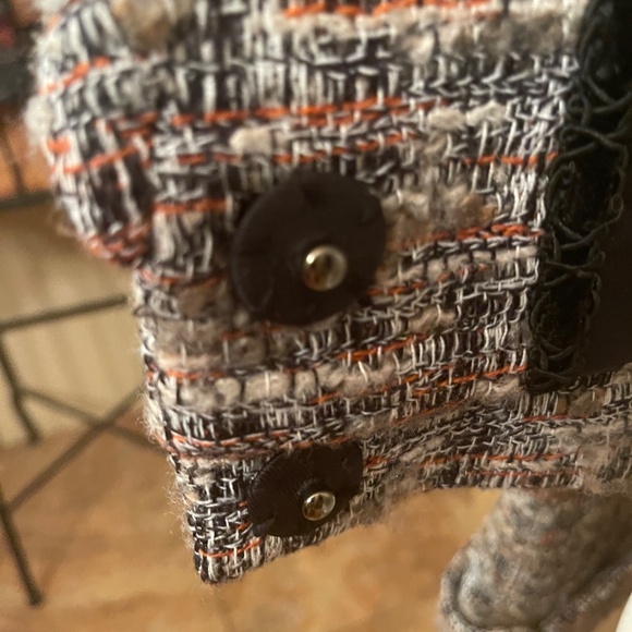 Alice + Olivia Tweed Cropped Blazer, Jacket Size XS - Picture 5 of 11